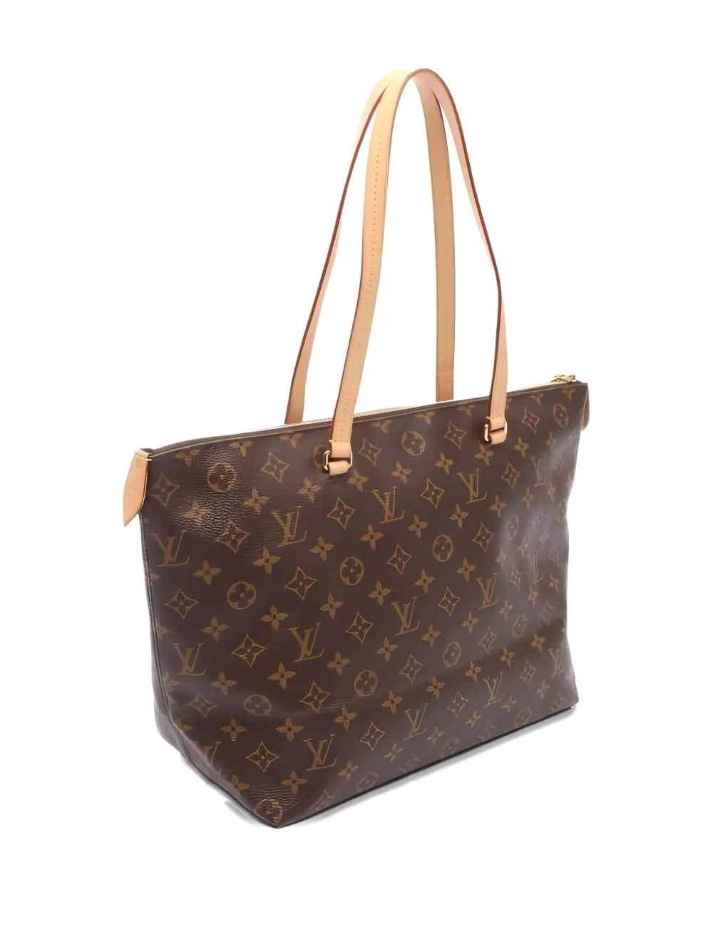 Pre-owned Louis Vuitton 2016 Monogram Iena Mm Shoulder Bag In Brown