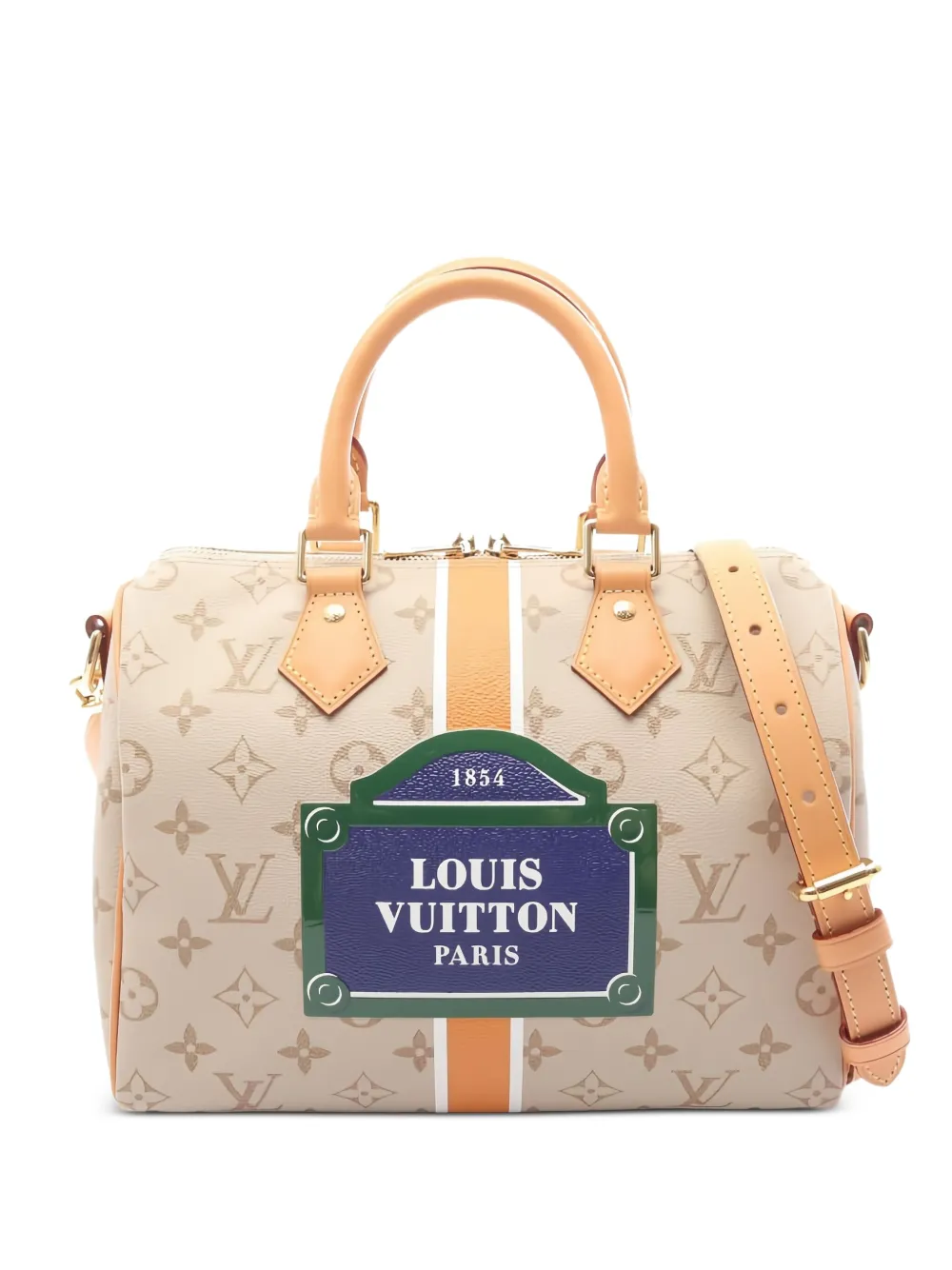 Louis Vuitton Pre-Owned 2010s Speedy Bandoulière 25 Monogram tote bag - Toni neutri