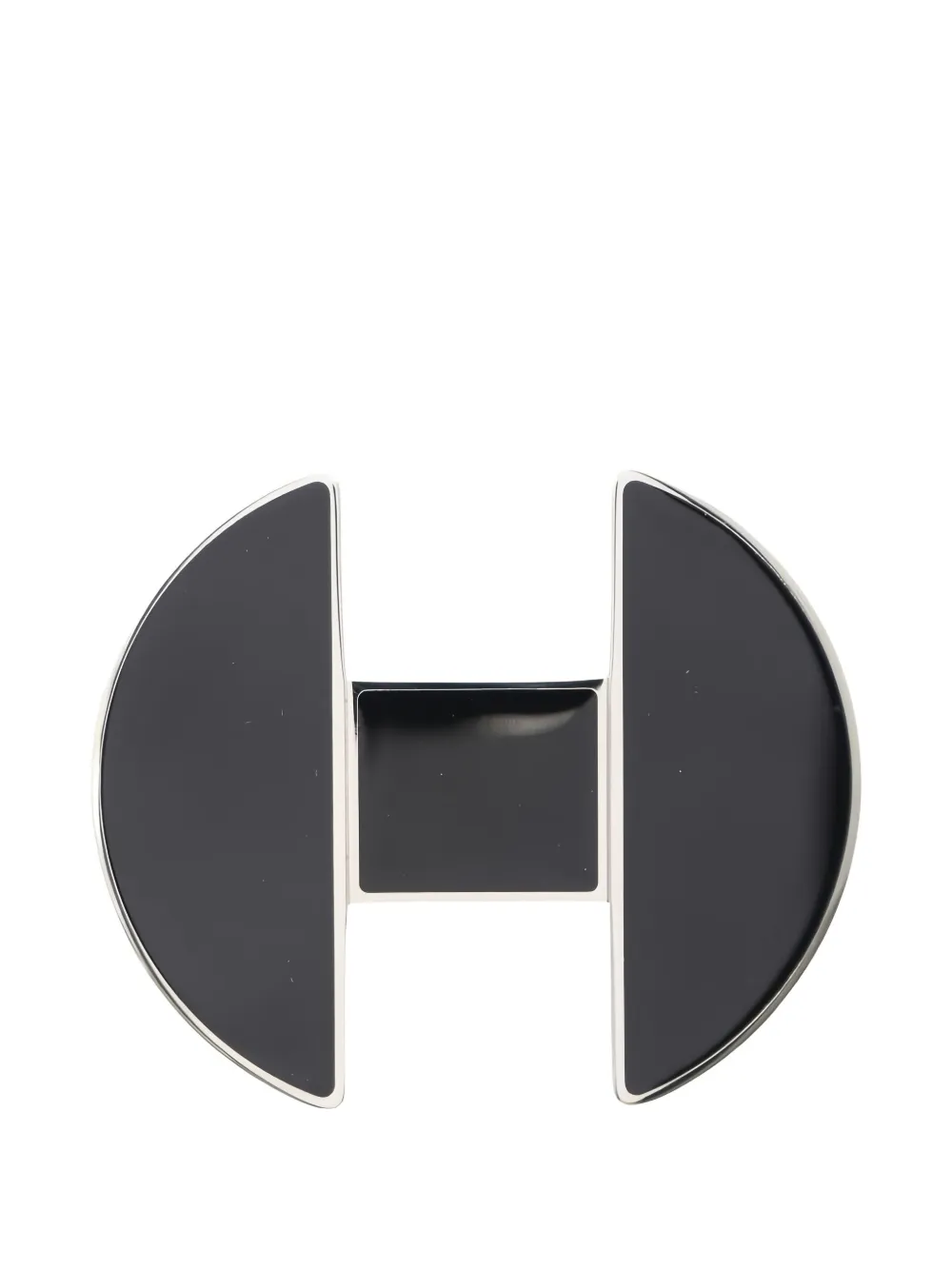 Pre-owned Hermes 2010s H Motif Barretta In Black