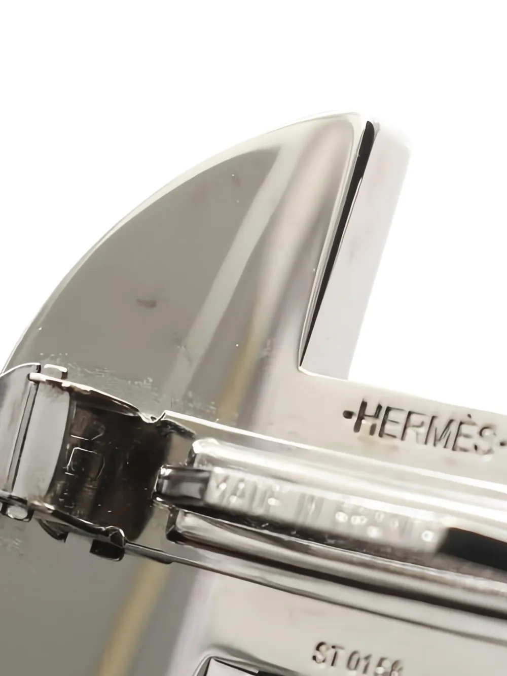 Pre-owned Hermes 2010s H Motif Barretta In Black
