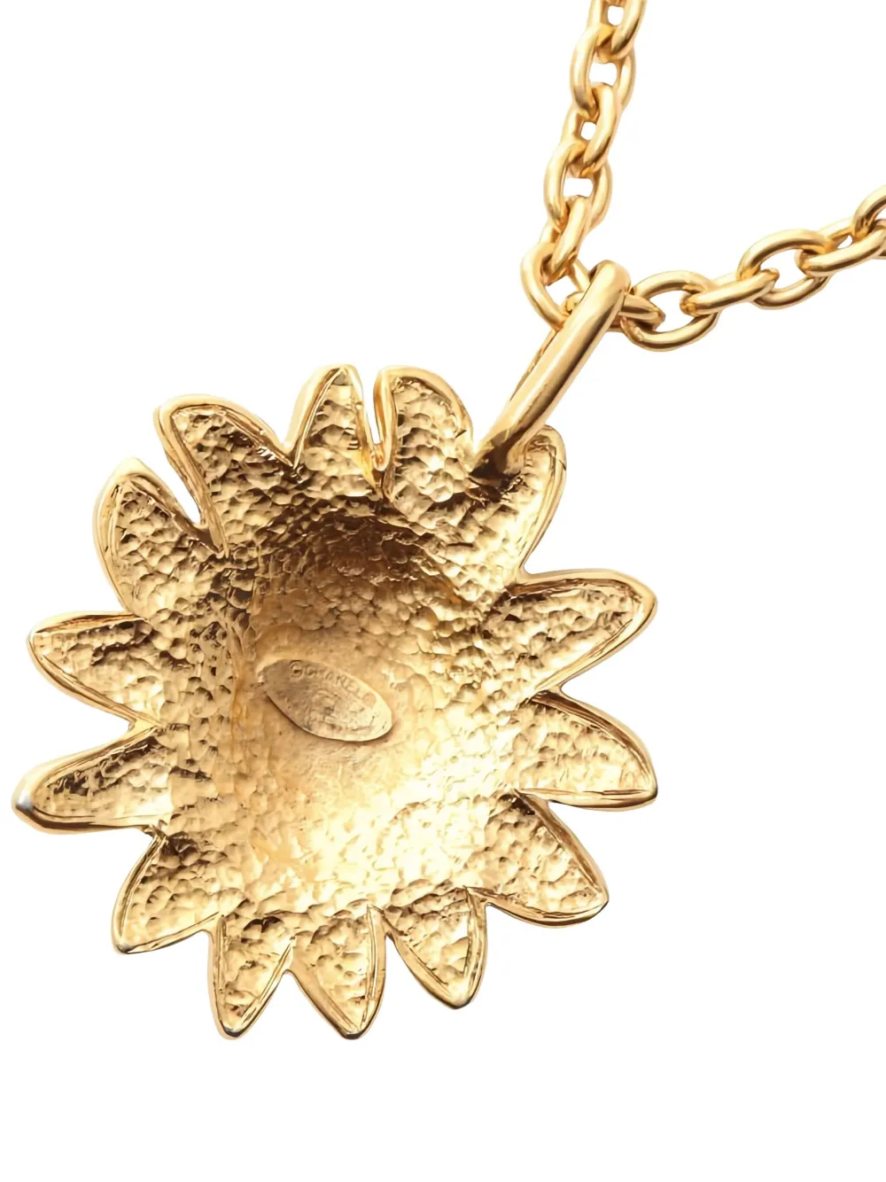  Chanel Pre-owned Collar Coco Mark Lion - Dorado 