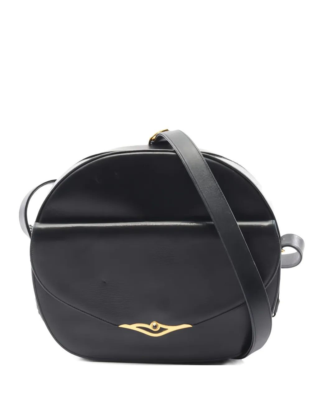 Pre-owned Cartier 2000s Saphire Line Shoulder Bag In Black
