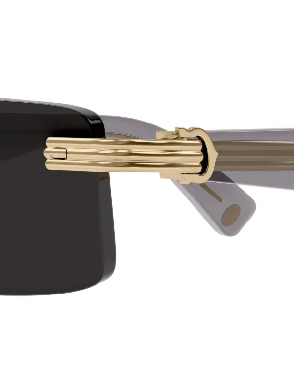 Cartier Eyewear Rimless Sunglasses | Gold | FARFETCH AZ