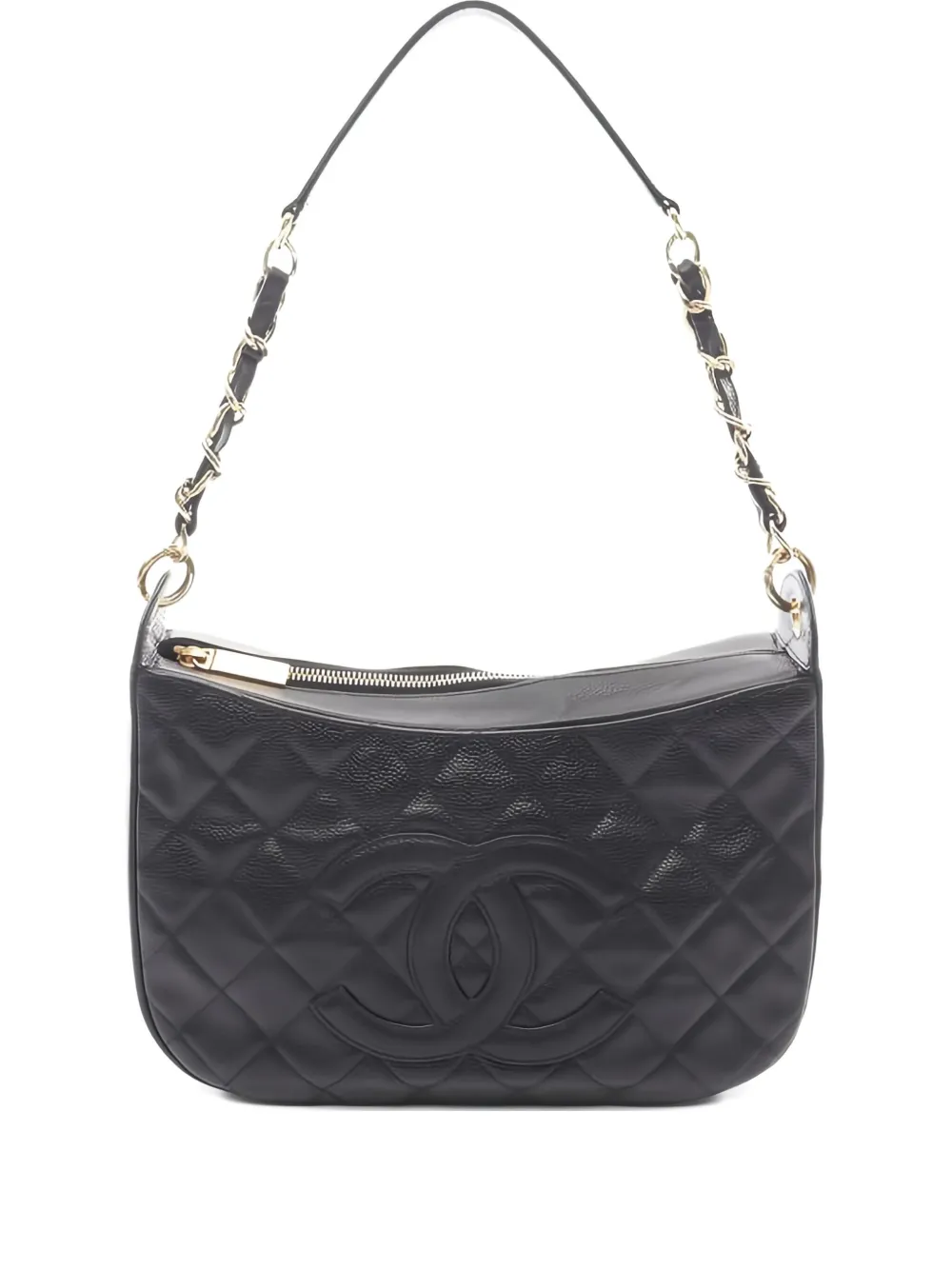 CHANEL Pre-Owned 2005-2006 マトラッセ チェーン ショルダーバッグ - ブラック CHANEL Pre-Owned 2005-2006 マトラッセ チェーン ショルダーバッグ - ブラック