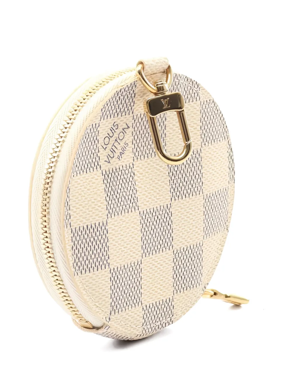 LOUIS VUITTON Pre-owned 2021 Damier Azur Vivienne Zip Coin Purse In Neutral