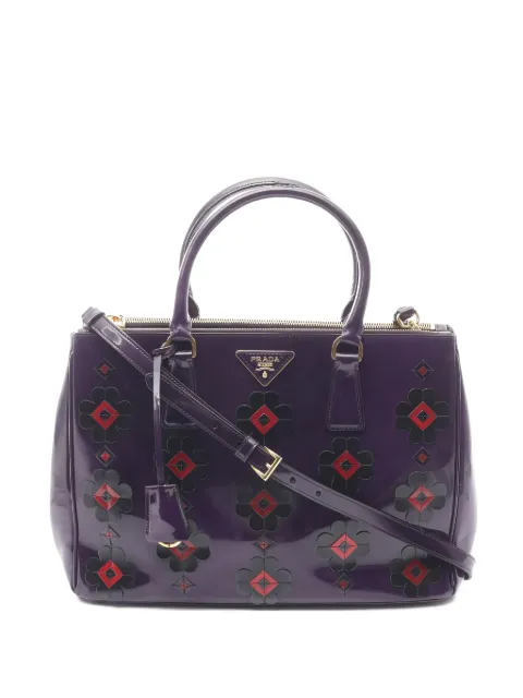 Prada Pre-Owned 2000s Galleria flower-embellishment tote bag