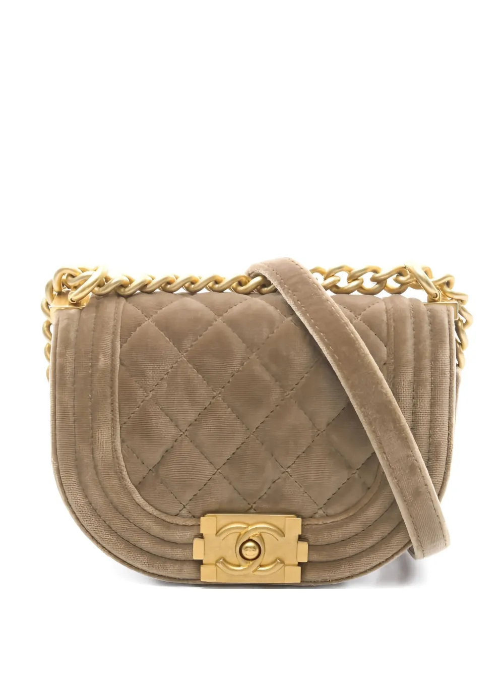 CHANEL Pre-Owned 2021 マトラッセ ショルダーバッグ - ニュートラル