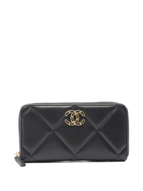 CHANEL Pre-Owned 2021-2022 Channel 19 quilted wallet