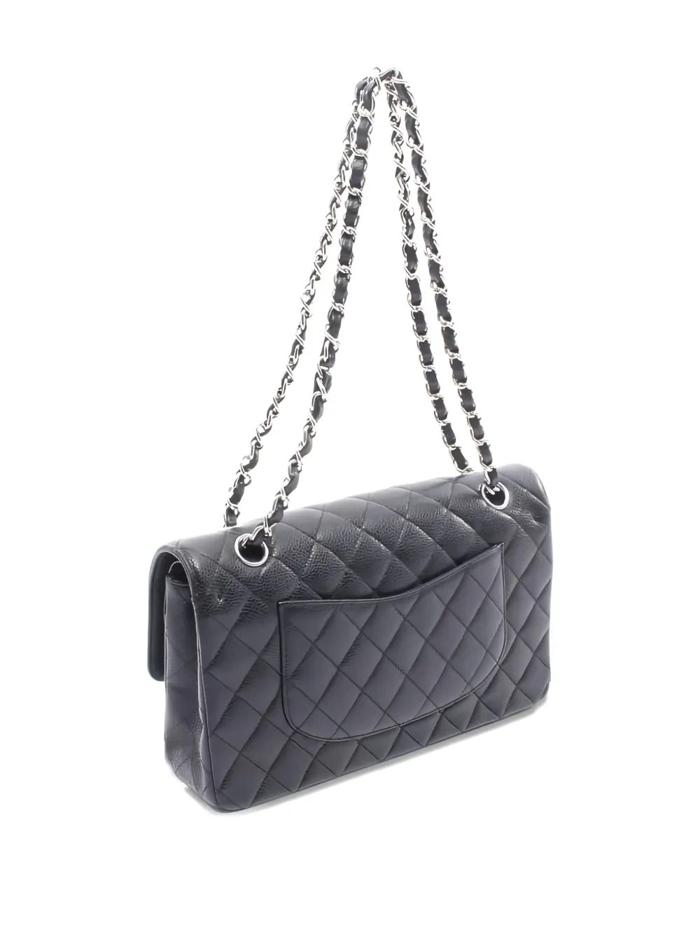Pre-owned Chanel 2010-2011 Quilted Flap Shoulder Bag In Black