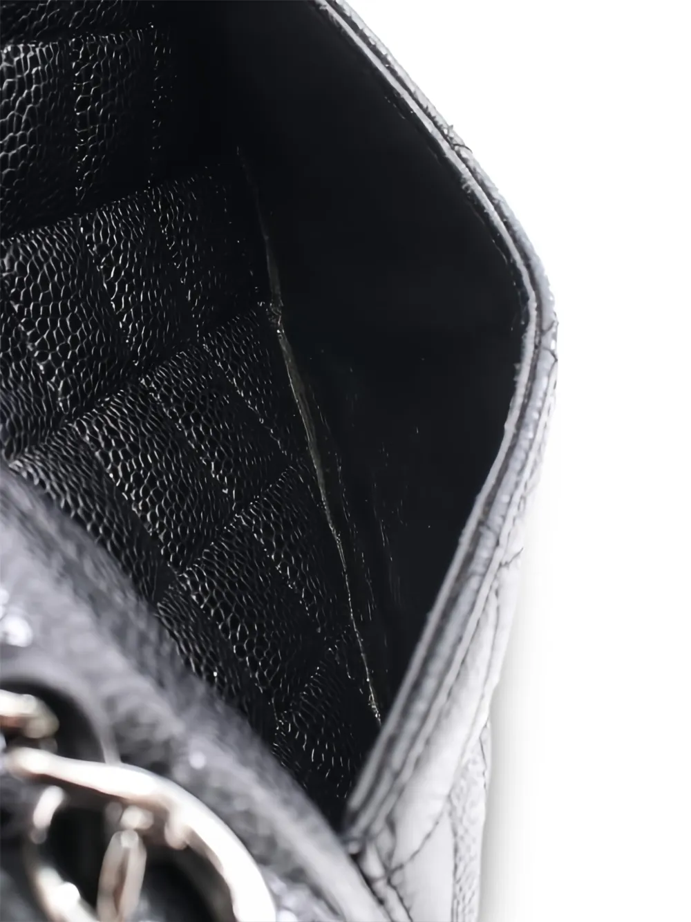 Pre-owned Chanel 2010-2011 Quilted Flap Shoulder Bag In Black