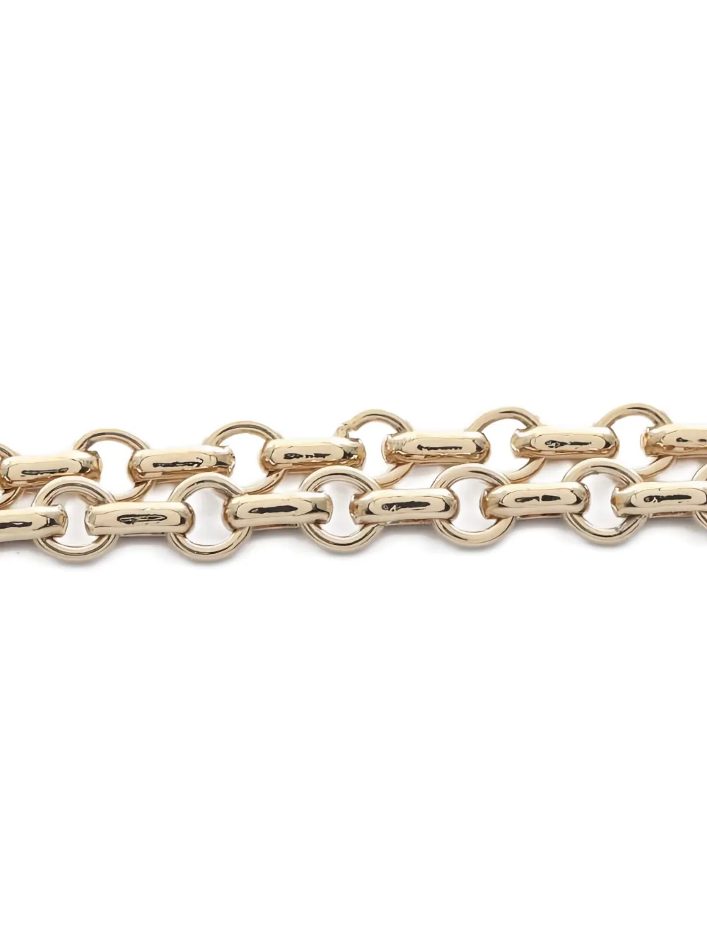 Pre-owned Dior 2010s Leaf-pendant Necklace In Gold