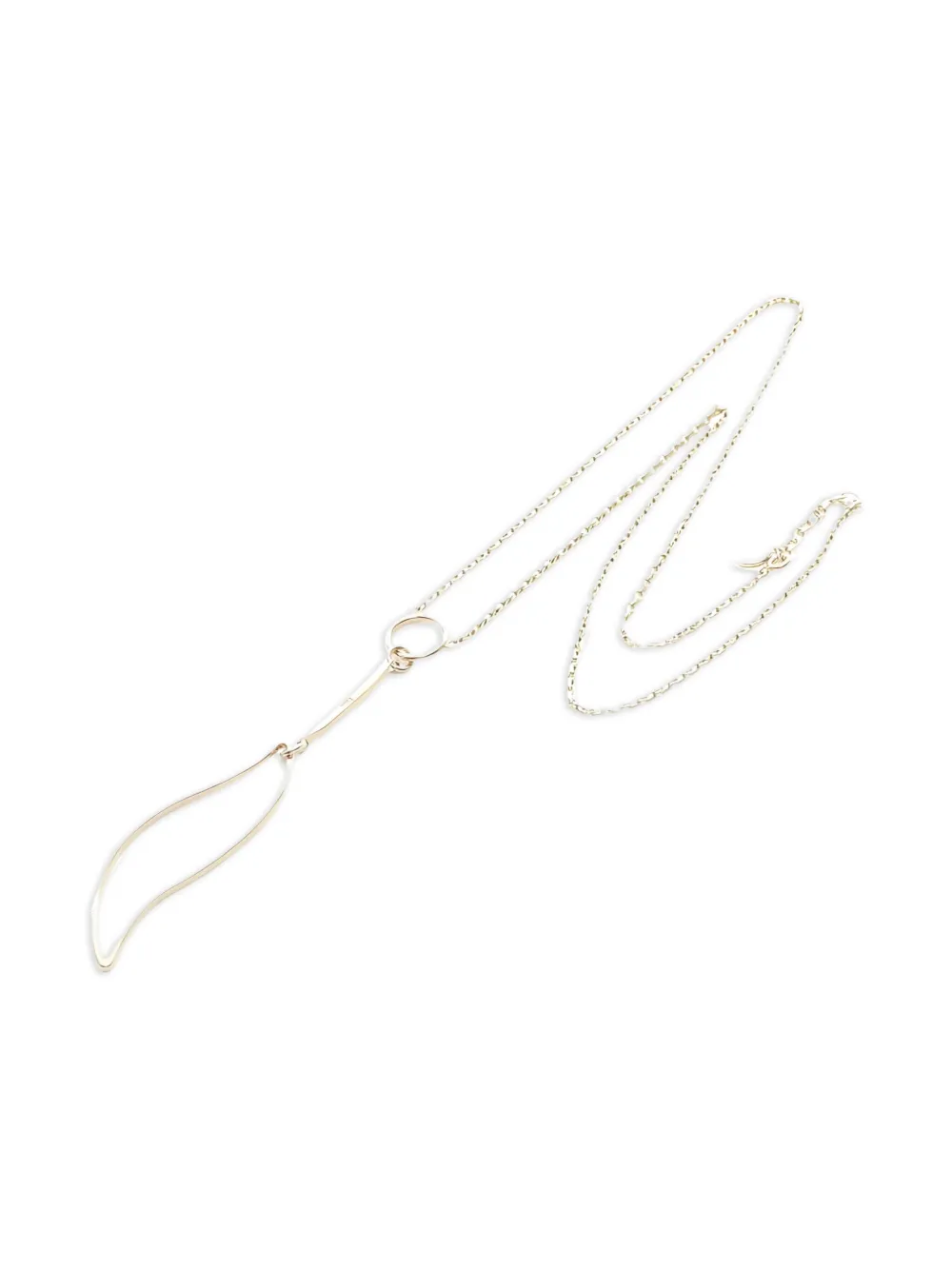 Christian Dior Pre-Owned 2010s リーフペンダント ネックレス - ゴールドトーン Christian Dior Pre-Owned 2010s リーフペンダント ネックレス - ゴールドトーン