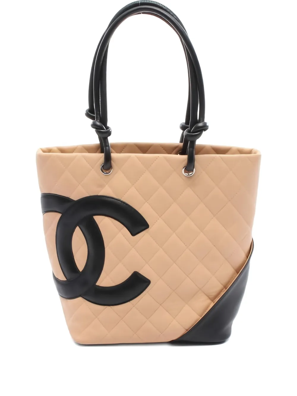 CHANEL Pre-Owned 2004-20055 カンボン ハンドバッグ M - ニュートラル CHANEL Pre-Owned 2004-20055 カンボン ハンドバッグ M - ニュートラル