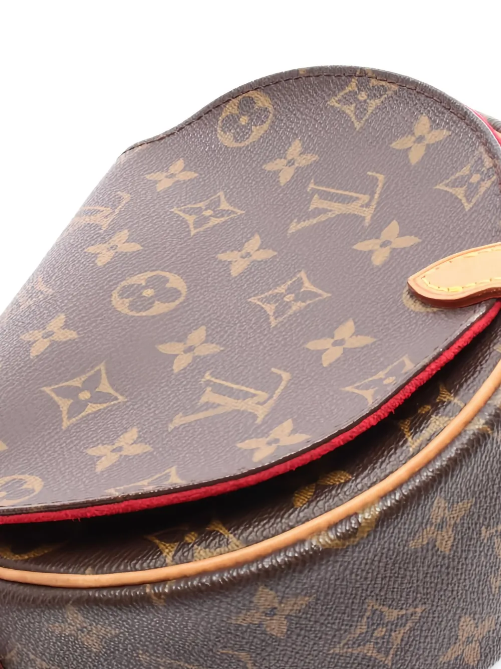 Pre-owned Louis Vuitton 2044 Tambourine Monogram Crossbody In Brown