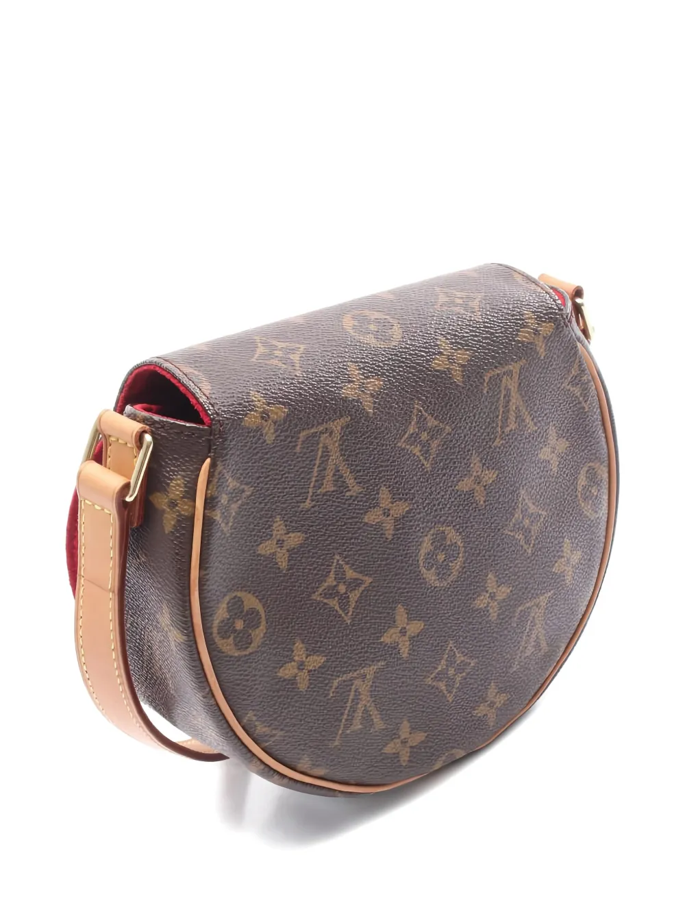 Pre-owned Louis Vuitton 2044 Tambourine Monogram Crossbody In Brown