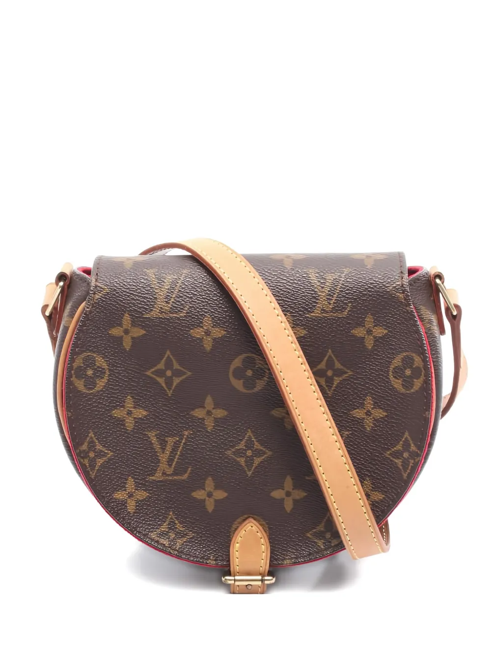 Pre-owned Louis Vuitton 2044 Tambourine Monogram Crossbody In Brown