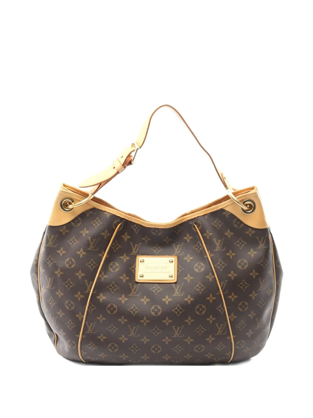 Pre-owned Louis Vuitton 2007 Galliera Gm Monogram Shoulder Bag In Brown