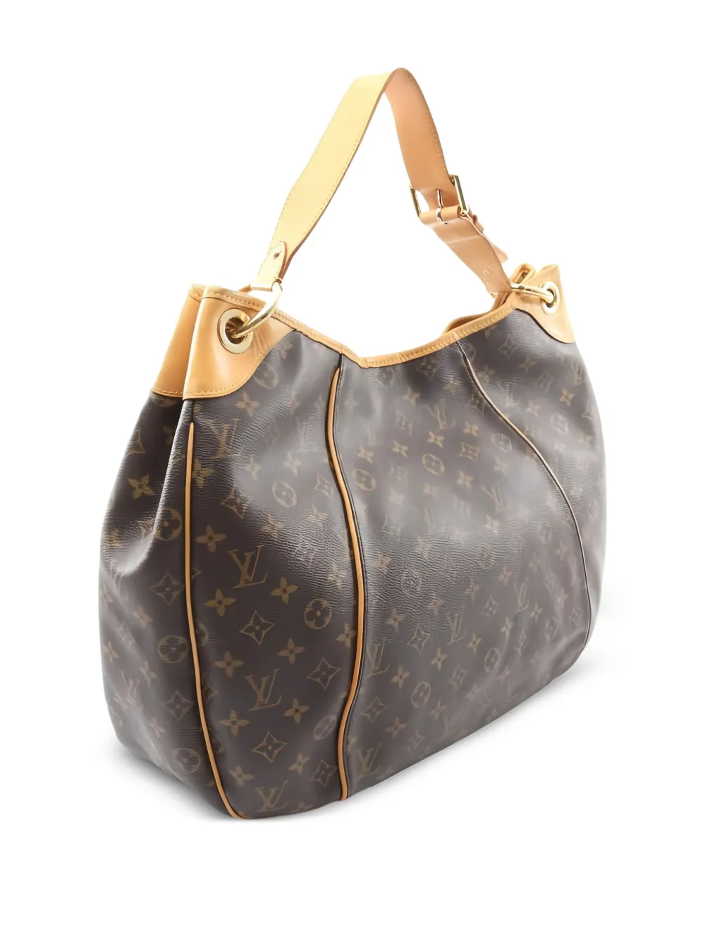 Pre-owned Louis Vuitton 2007 Galliera Gm Monogram Shoulder Bag In Brown