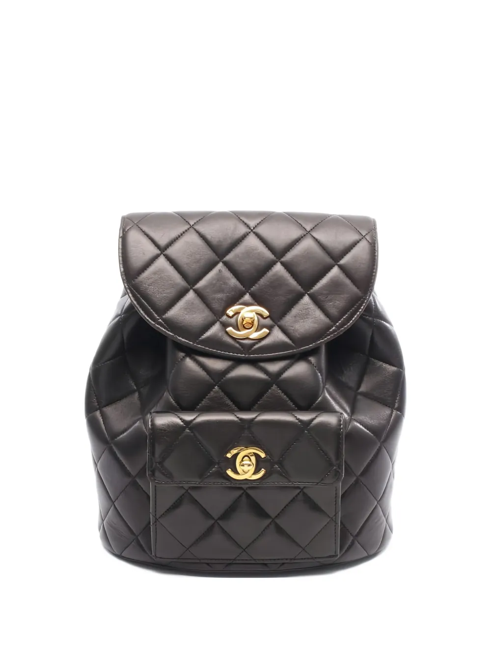 CHANEL Pre-Owned Matelassé backpack - Schwarz