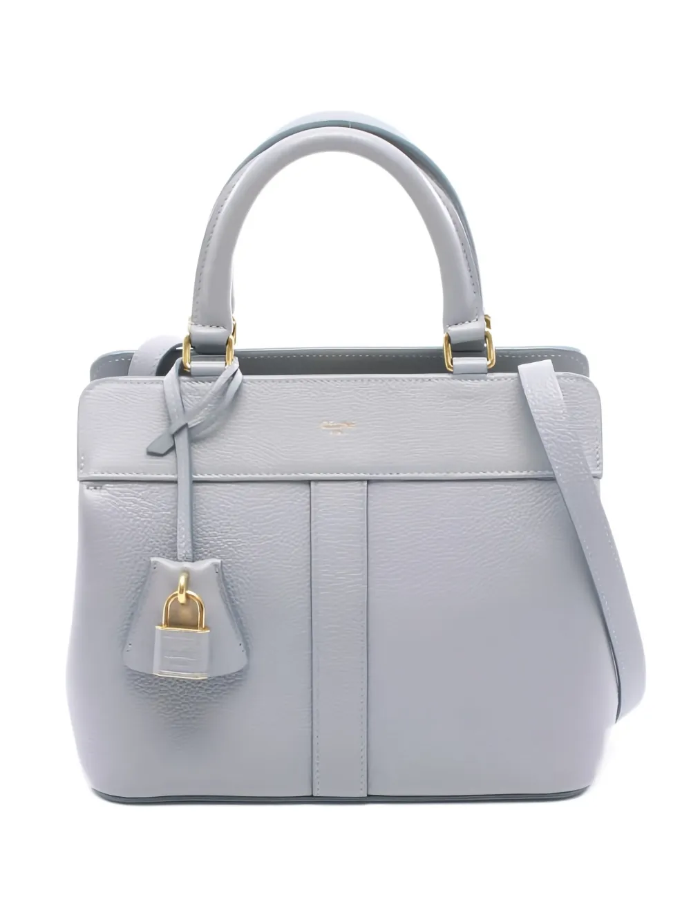 Celine Pre-Owned Borsa a mano in pelle con lucchetto anni 2010 - Grigio