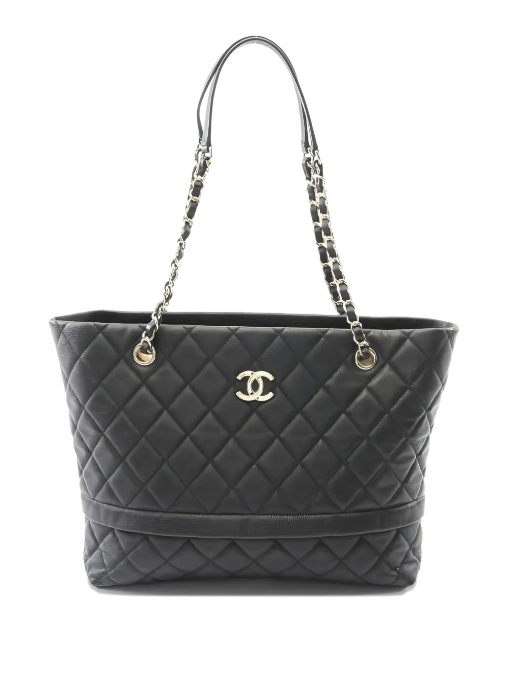 CHANEL Pre-Owned 2019 マトラッセ ショルダーバッグ - ブラック