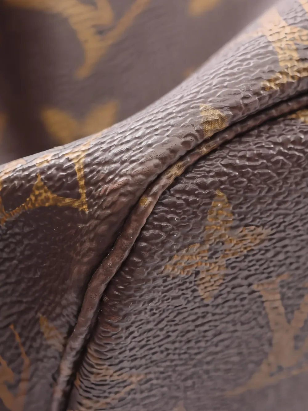 Pre-owned Louis Vuitton 2009 Neverful Monogram L Mm Shoulder Bag In Brown