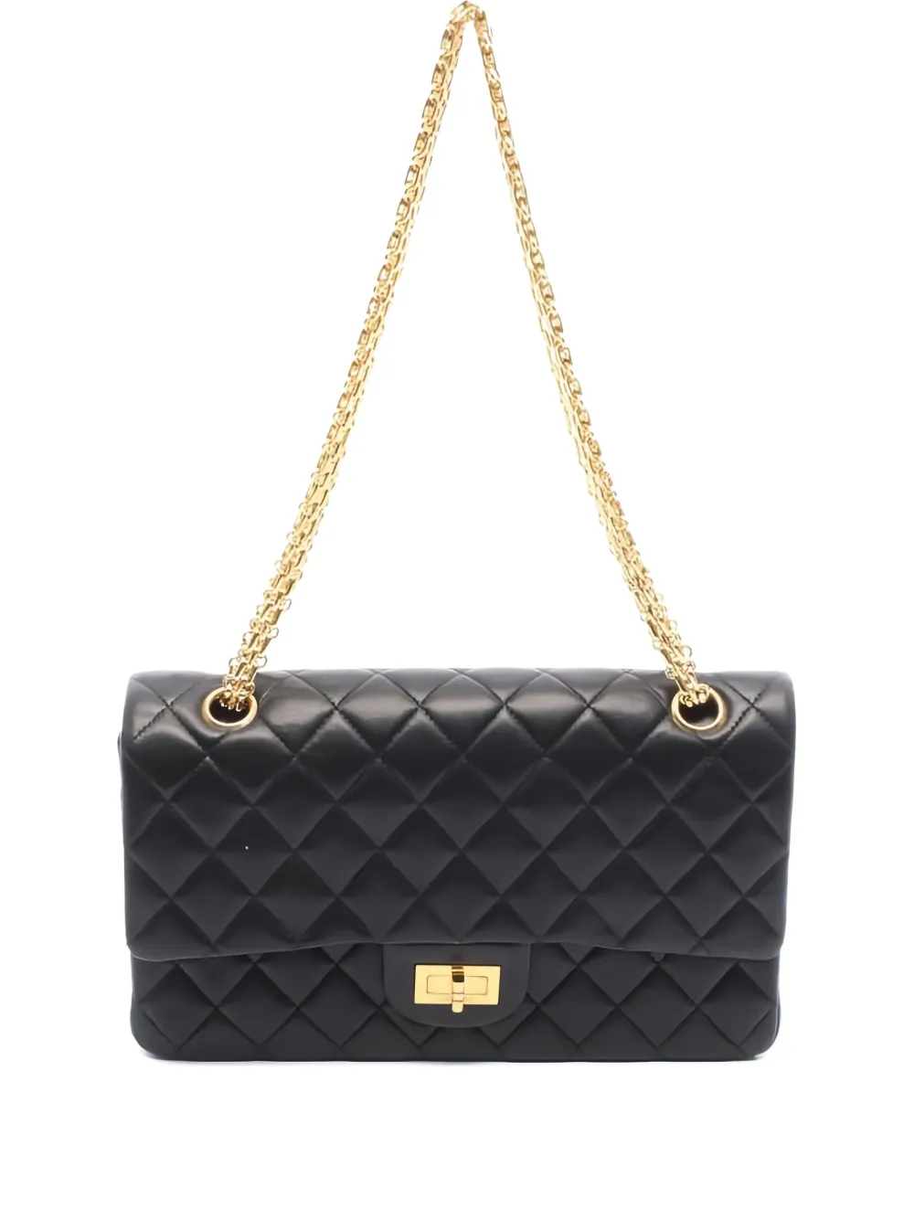 CHANEL Pre-Owned 1997-1999 2.55 マトラッセ ショルダーバッグ - ブラック