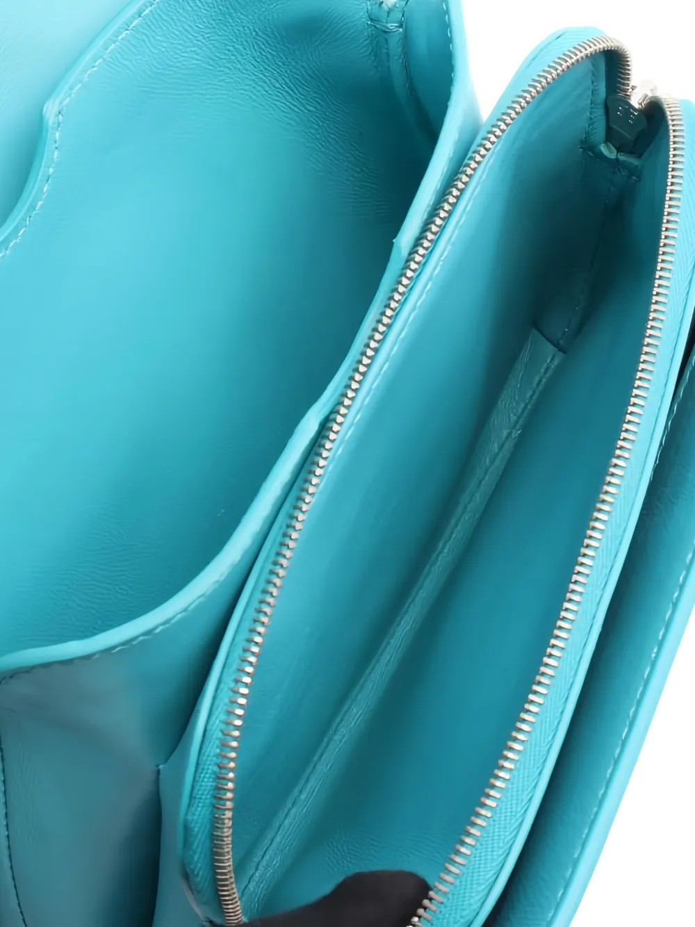 Pre-owned Balenciaga 2010s B-logo Leather Shoulder Bag In Blue