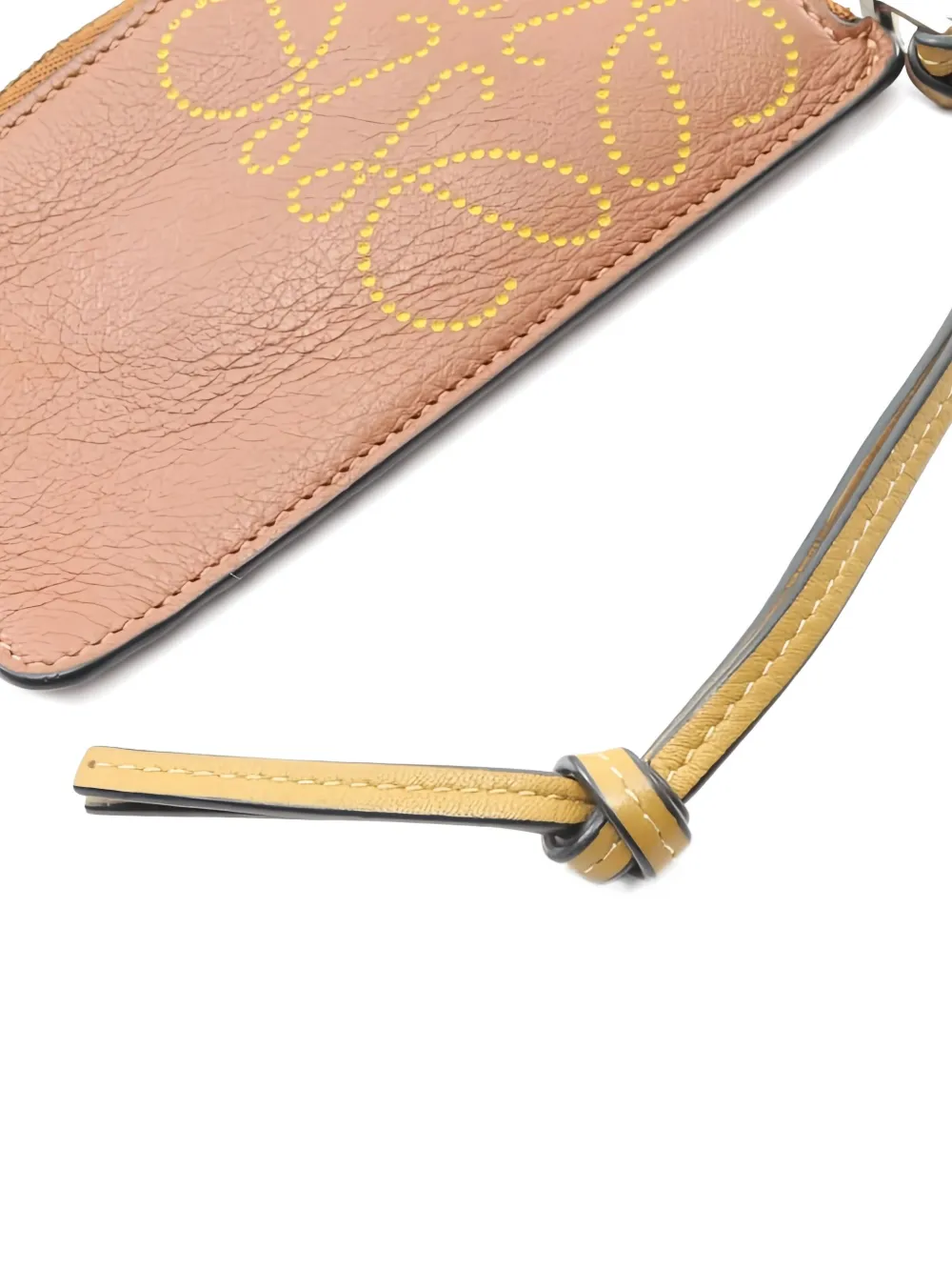 2010s Anagram Zip Leather Wallet