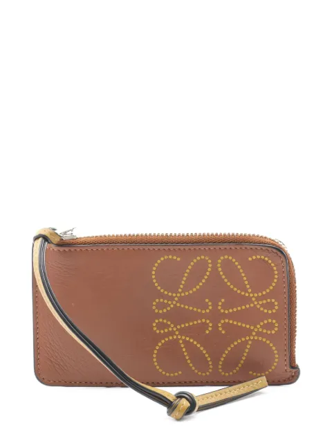 Loewe Pre-Owned 2010s Anagram zip leather wallet