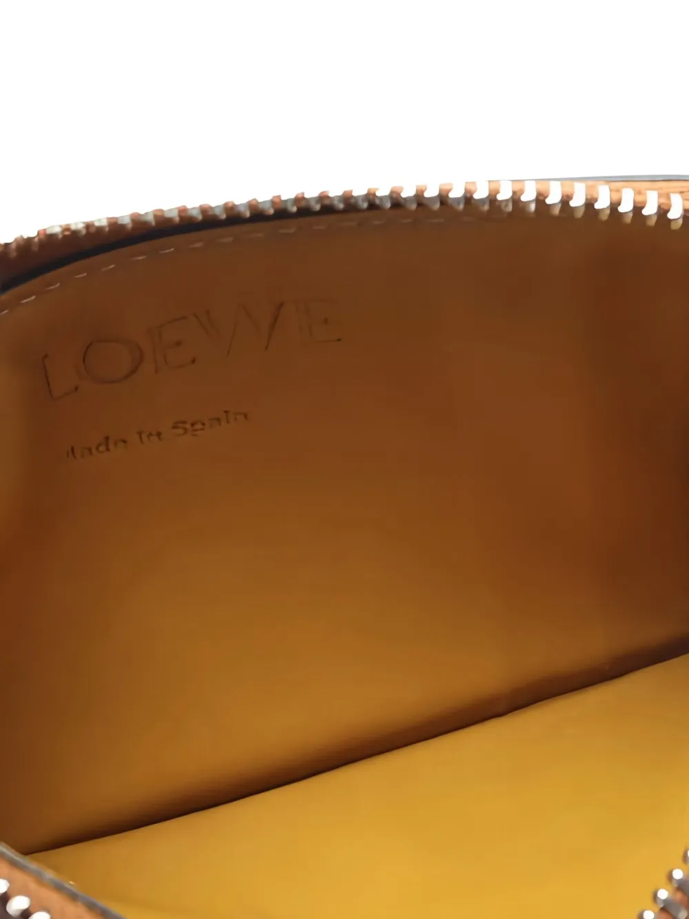 2010s Anagram Zip Leather Wallet