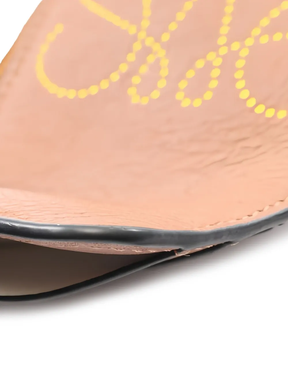 2010s Anagram Zip Leather Wallet