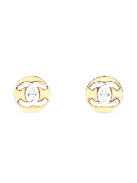 CHANEL Pre-Owned 1986-1988 Interlocking CC earrings