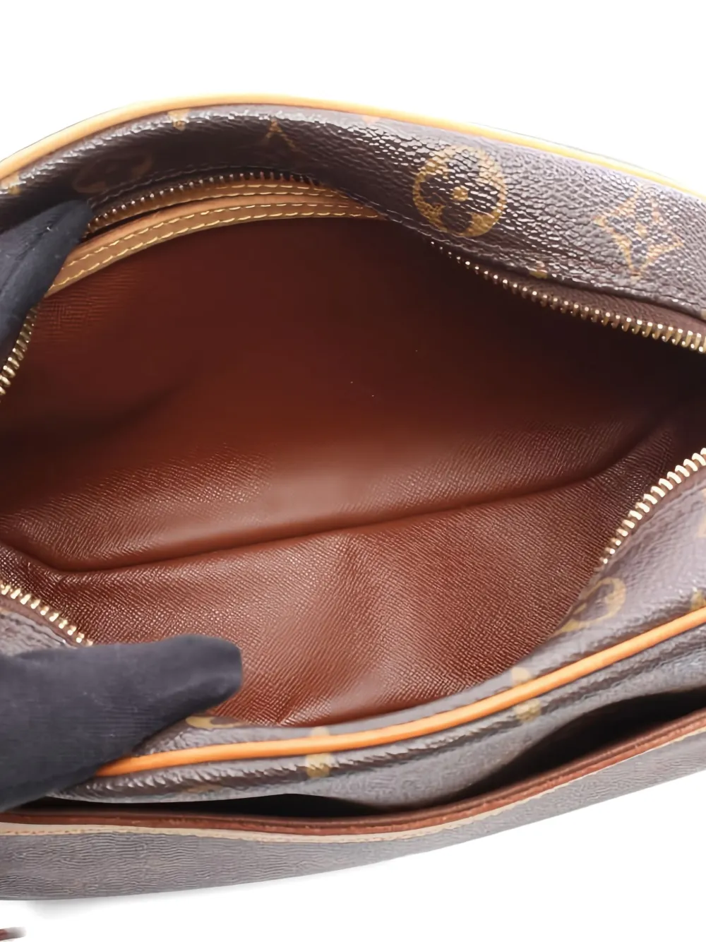 Pre-owned Louis Vuitton 2005 Monogram Blower Shoulder Bag In Brown