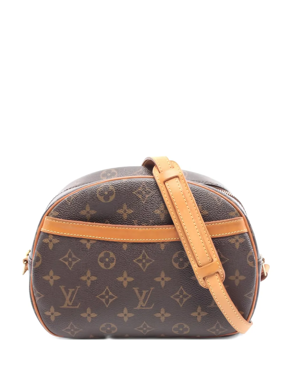 Pre-owned Louis Vuitton 2005 Monogram Blower Shoulder Bag In Brown