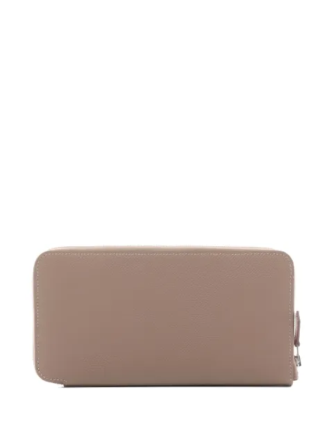 Hermès Pre-Owned 2025 zip-fastening leather wallet