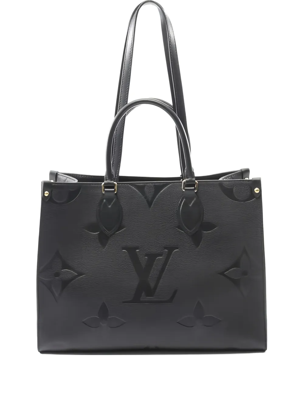 Louis Vuitton Pre-Owned 2021's monogram embossed tote bag | Black | Image 1