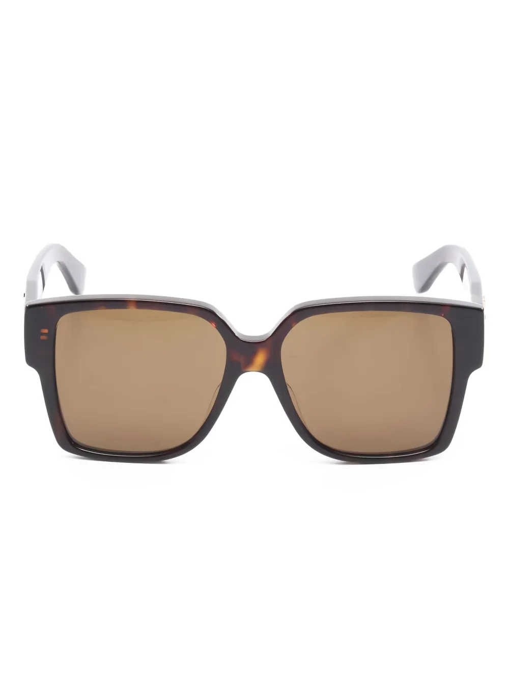Saint Laurent Pre-Owned 2020s square-frame sunglasses | Brown | Image 1
