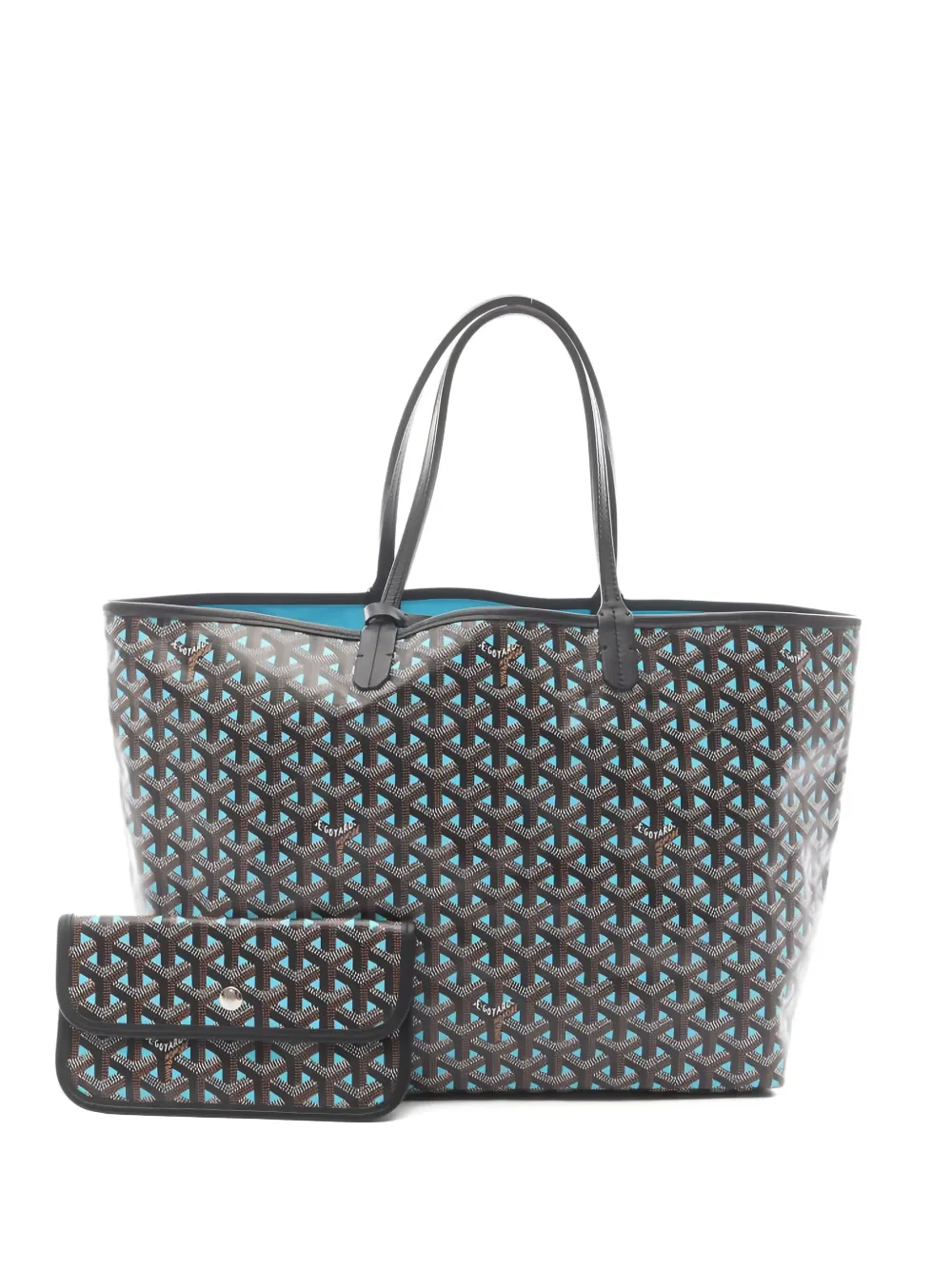 Pre-owned Goyard 2010s Sanlouis Pm Handbag Tote-bag In Brown