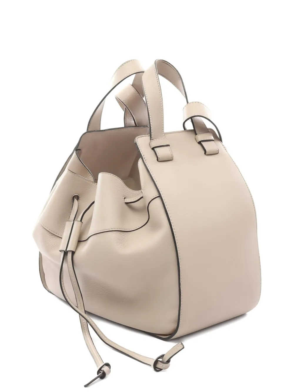 Loewe Pre-Owned 2000s Hammock drawstring leather tote Bag | Neutrals | Image 1