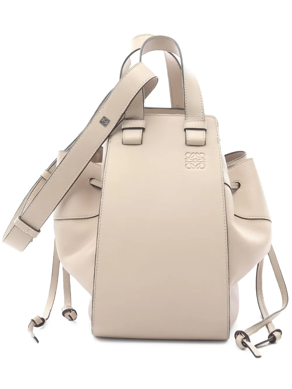 Loewe Pre-Owned 2000s Hammock drawstring leather tote Bag | Neutrals | Image 1