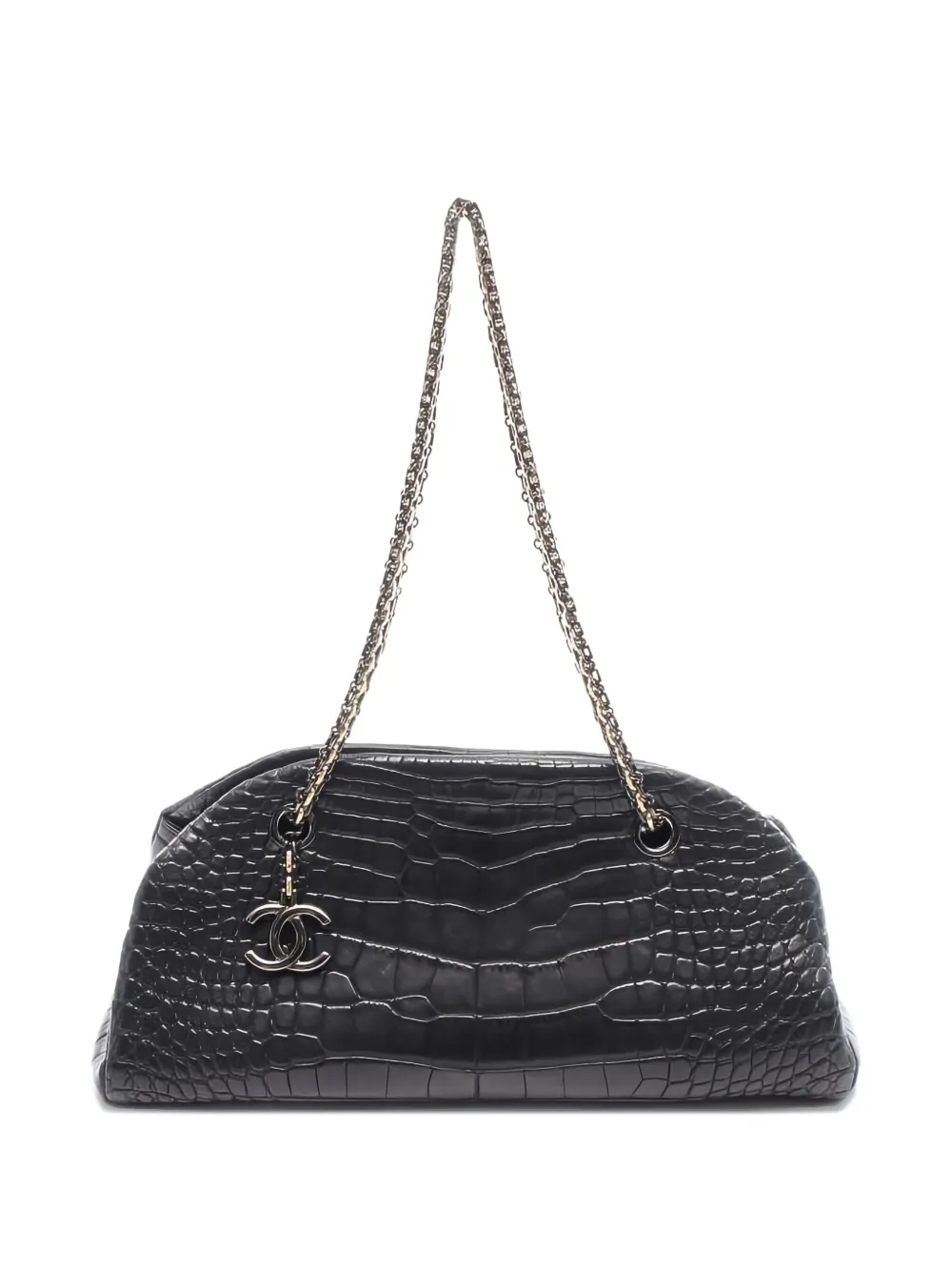 CHANEL Pre-Owned 2011 マドモアゼル ボーリング ショルダーバッグ - ブラック CHANEL Pre-Owned 2011 マドモアゼル ボーリング ショルダーバッグ - ブラック