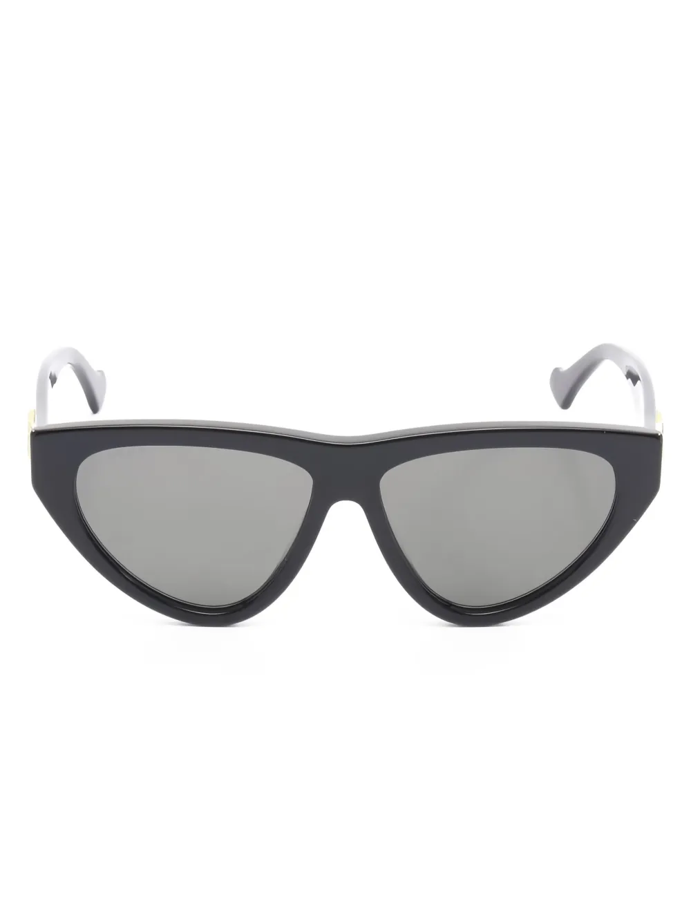 Gucci Pre-Owned 2020s GG logo cat-eye sunglasses - Nero