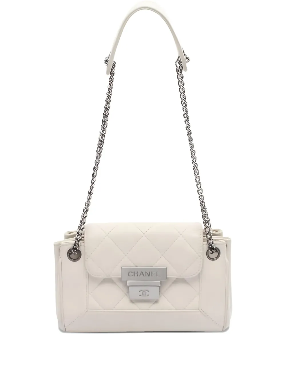 CHANEL Pre-Owned 2003-2004 マトラッセ チェーン ショルダーバッグ - ニュートラル CHANEL Pre-Owned 2003-2004 マトラッセ チェーン ショルダーバッグ - ニュートラル