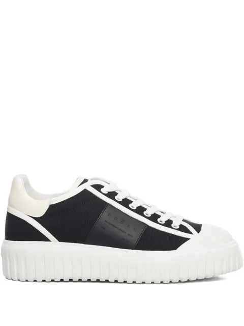 Hogan H-Stripes logo-detail lace-up sneakers 