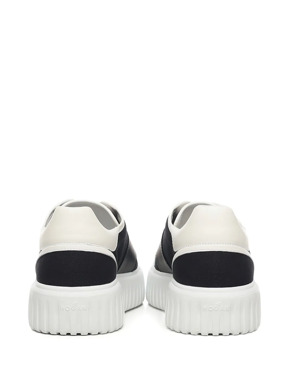 Hogan H-Stripes sneakers met logodetail Zwart