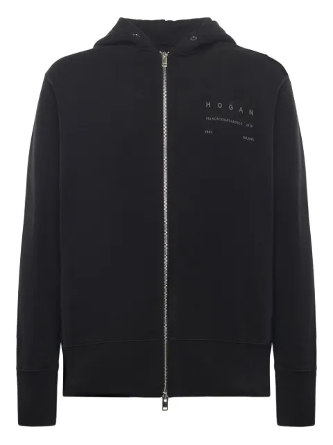 Hogan logo-print hoodie