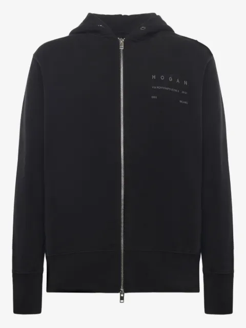 Hogan logo-print hoodie