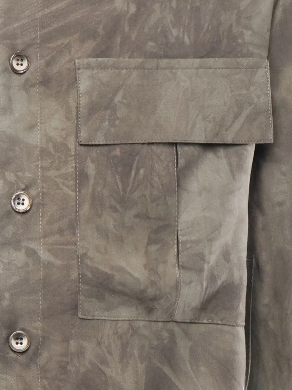 Giuliano Galiano Kito overhemd met opgestikte zak en knopen Grijs