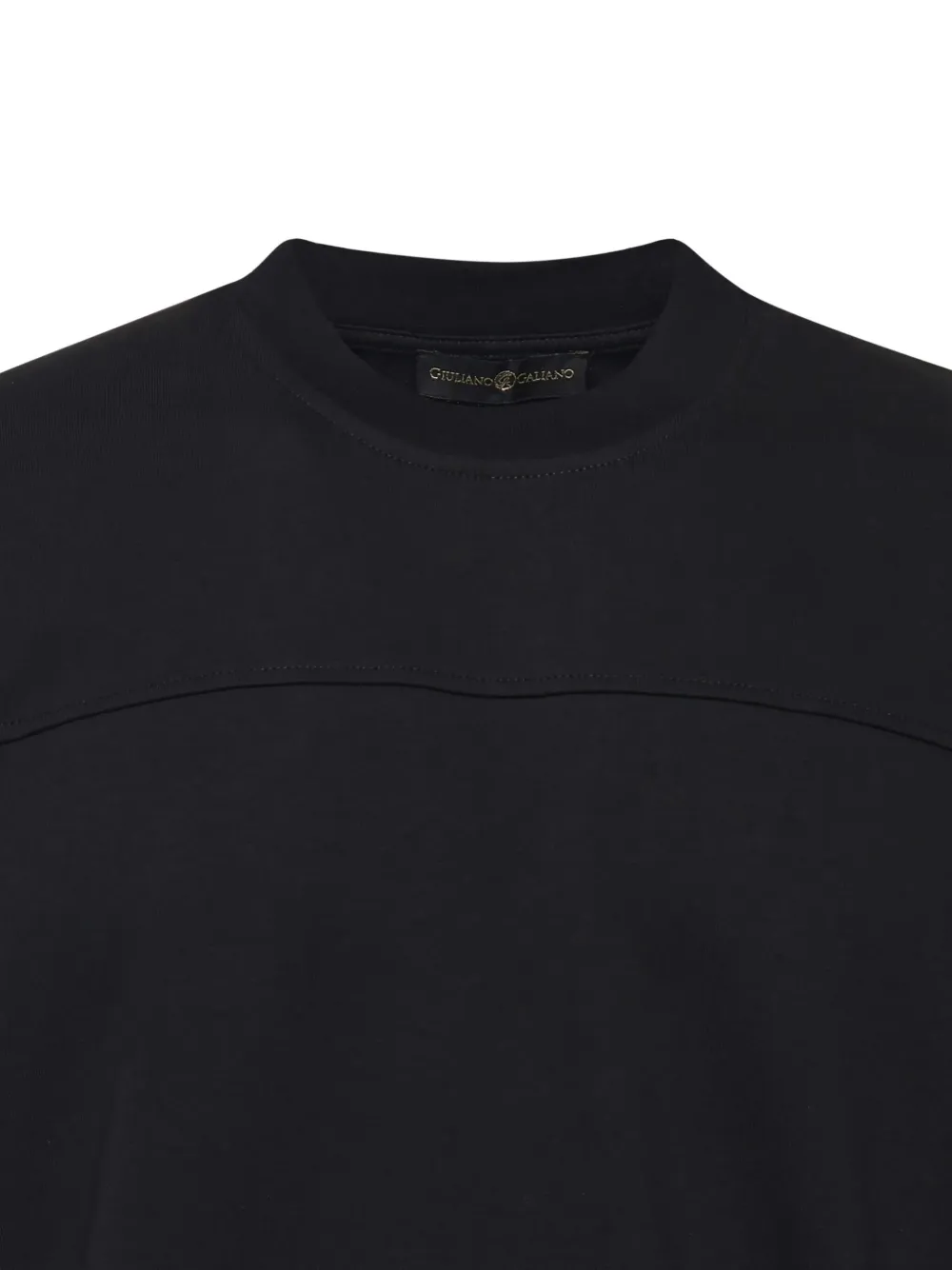 Giuliano Galiano T-shirt met ronde hals Zwart